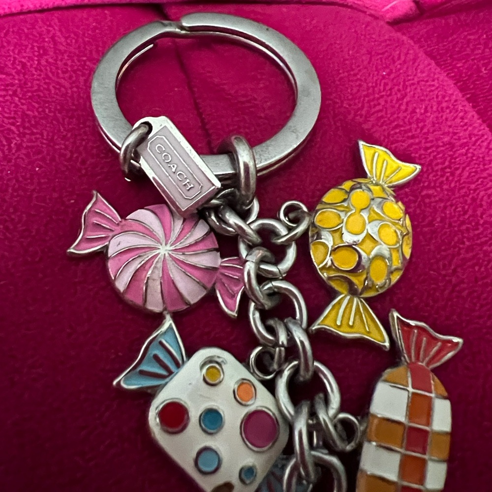 Coach Vintage Candy Keychain/Bag Charm - Picture 3 of 8